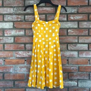 Yellow Pin-Up Style Dress